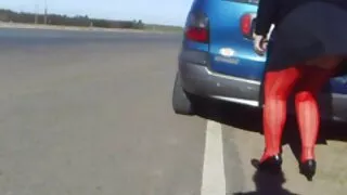 A gata asiática de c ...